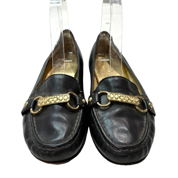 Coach Eileen brown leather Loafers Horsebit Buckle Slip On Shoes Womens Size 6.5 - Picture 3 of 9
